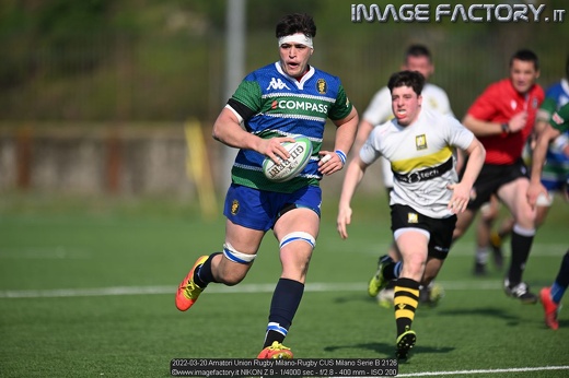 2022-03-20 Amatori Union Rugby Milano-Rugby CUS Milano Serie B 2126